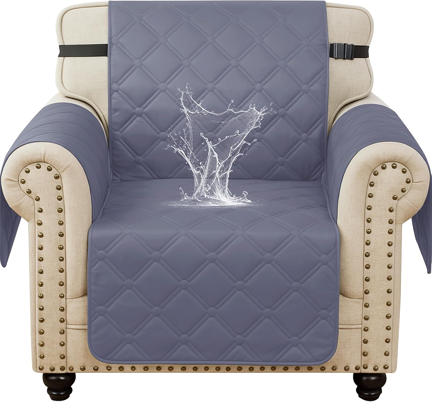 Detalle de Ystyle Funda Sillón 1 Plaza impermeable 135 cm