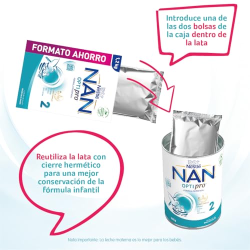 Thumbnail 2 de Nestlé NAN OPTIPRO 2 Leche de continuación en polvo (estuche 1200 g)