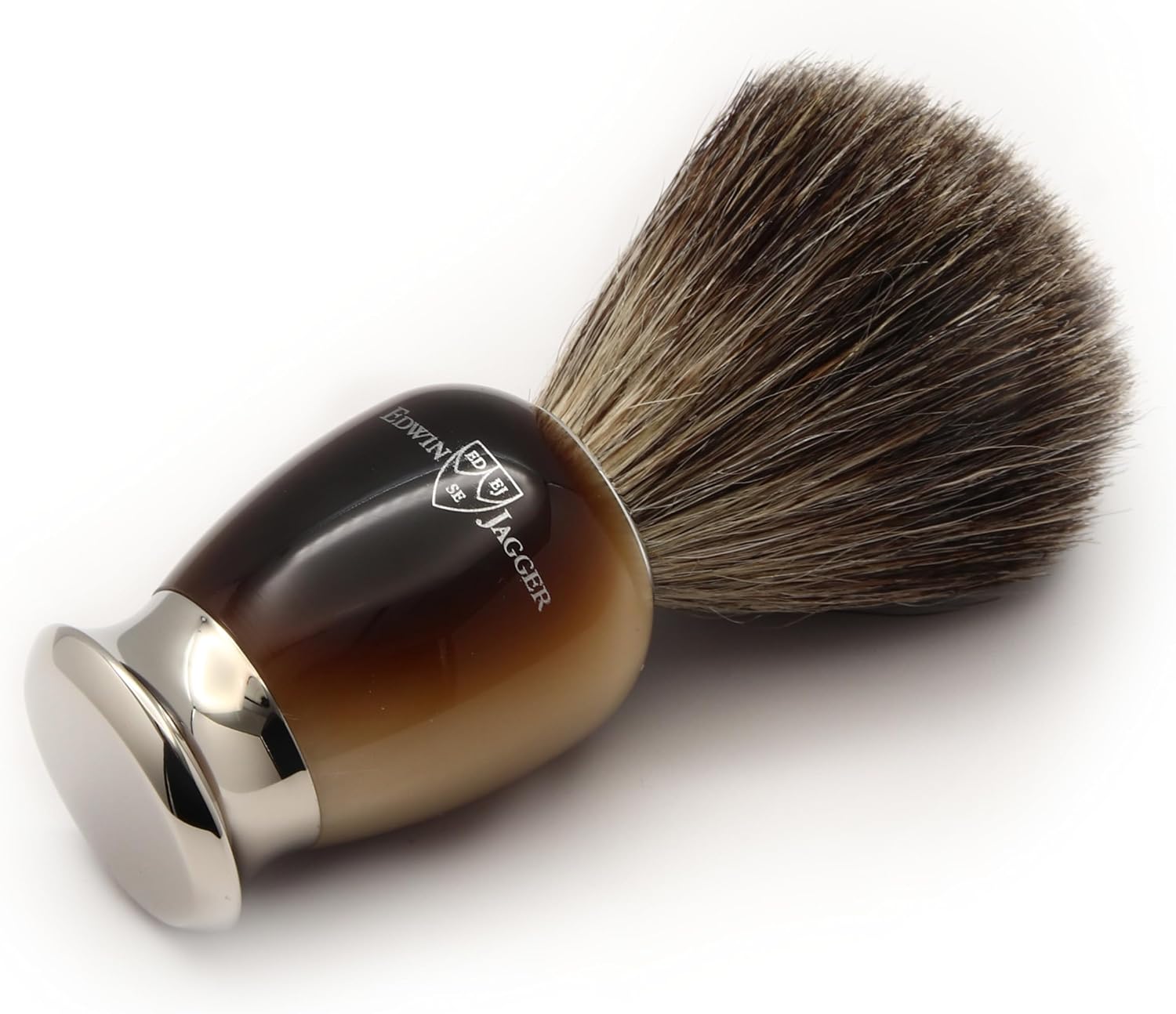 Detalle 2 de Edwin Jagger 81SB582AMZ Pure Badger – pędzel do golenia, włosie borsuka 21 mm