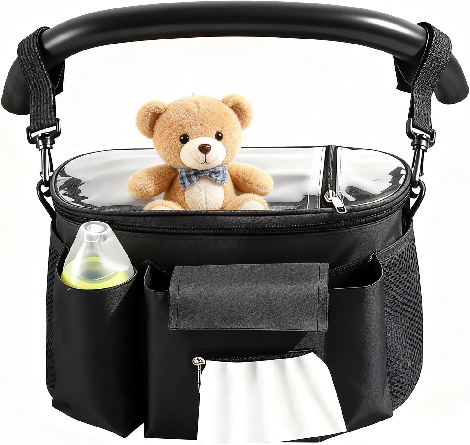 Detalle de Smlper Stroller Organizer in 600D Oxford Fabric