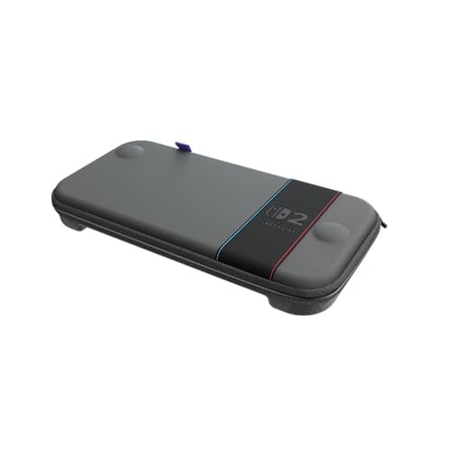 Detalle de Turtle Beach PlayTrek Étui Fin Charcoal Black — sous licence officielle Nintendo pour Nintendo Switch 2