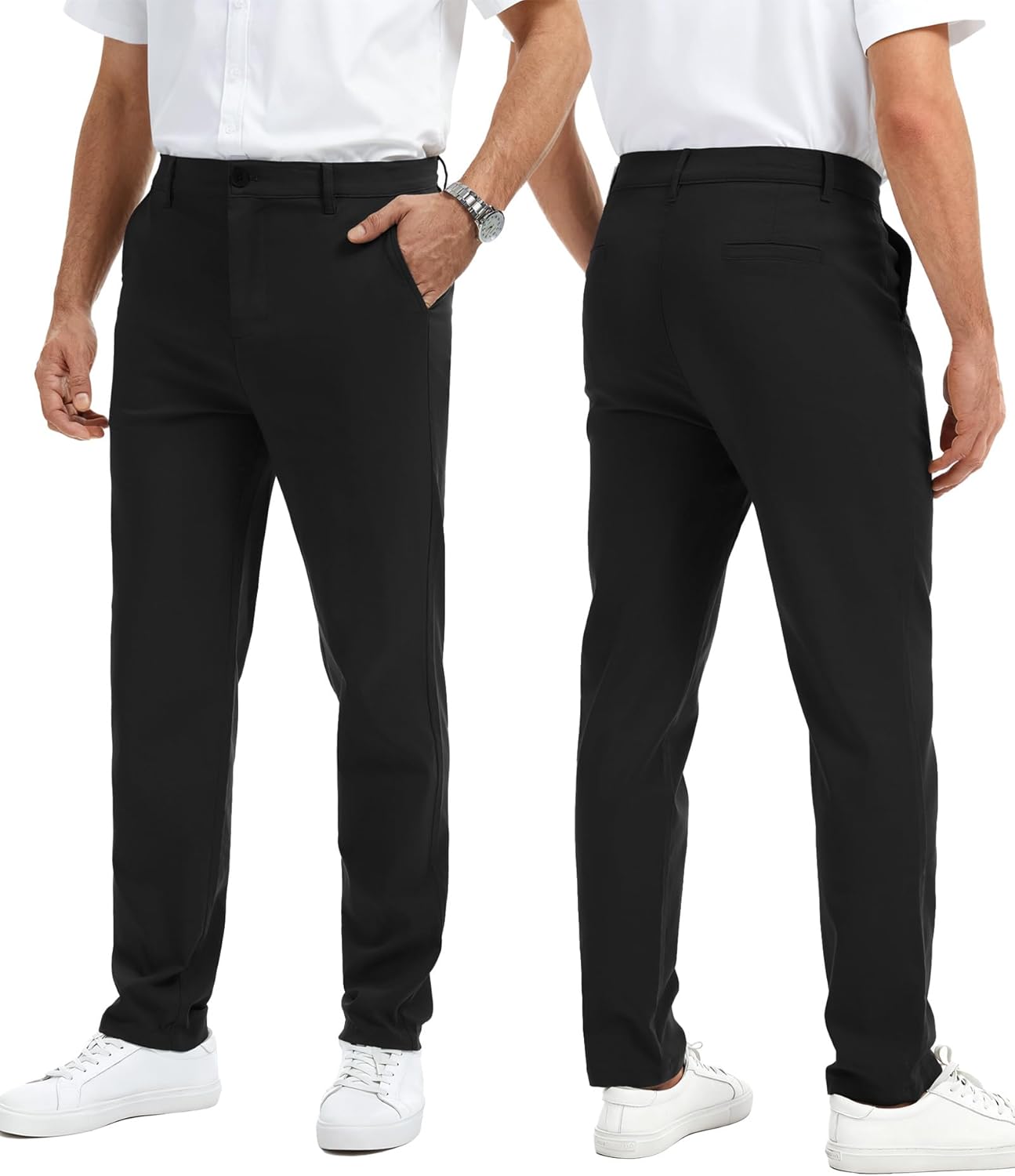 Thumbnail 1 de YYIDATON Herren-Chinohose im Slim-Fit: Super Stretch für Business & Freizeit
