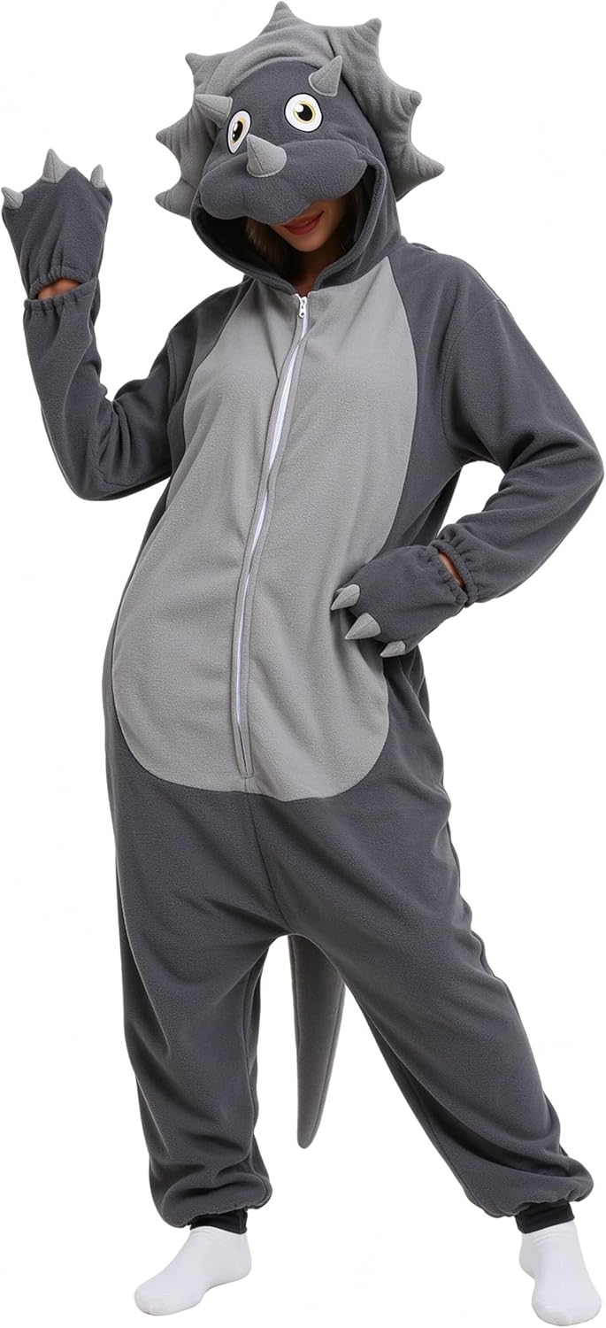 Detalle de NAITOKE Animal Onesie Pajamas for Adults, Soft, Warm and Machine Washable