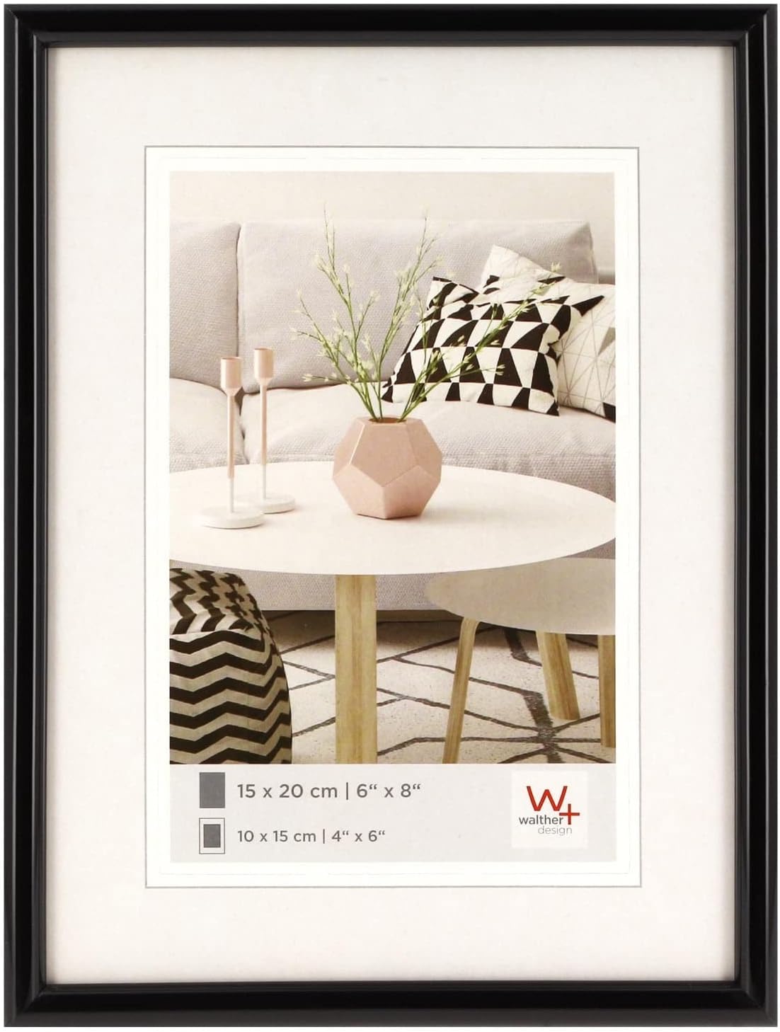 Thumbnail 3 de Walther Design Cadre photo noir en plastique 15 x 20 cm (Galeria KB520H)