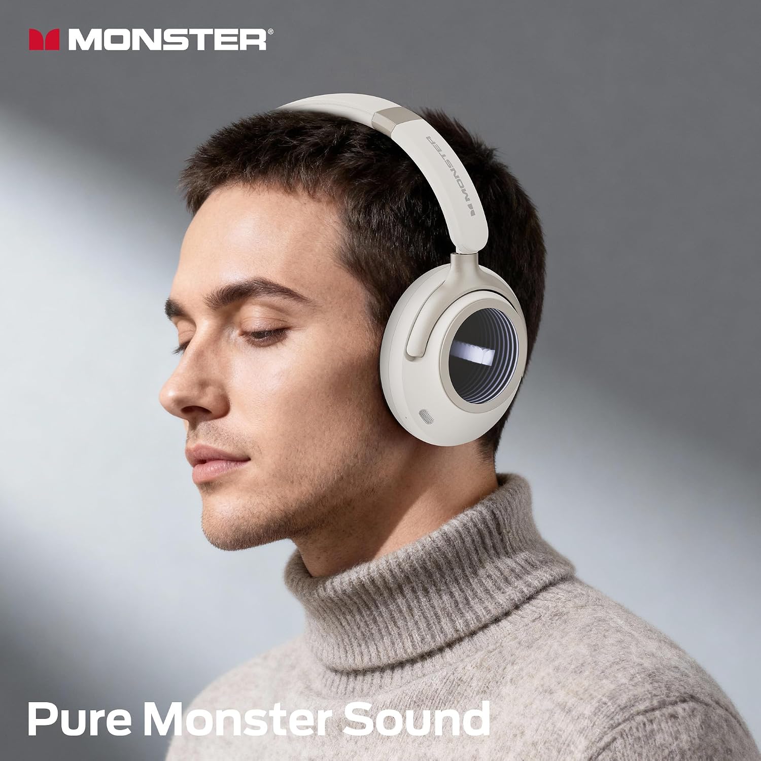 Detalle de Monster Persona 4th ANC-H12 Over-Ear Headphones, Hybrid ANC, Bluetooth 6.0