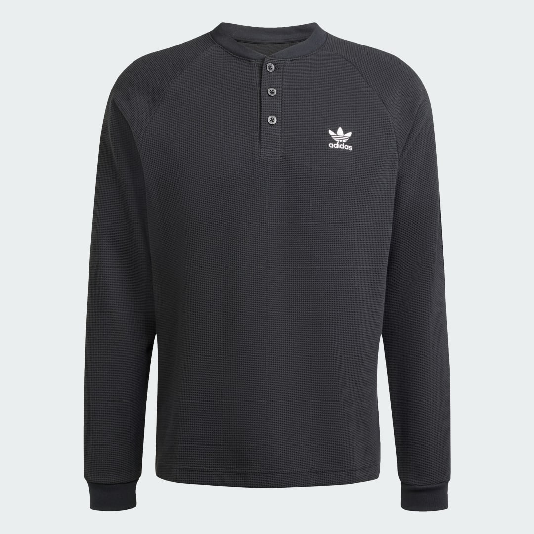 Detalle 2 de Camiseta Trefoil Essentials de Adidas - Color Negro