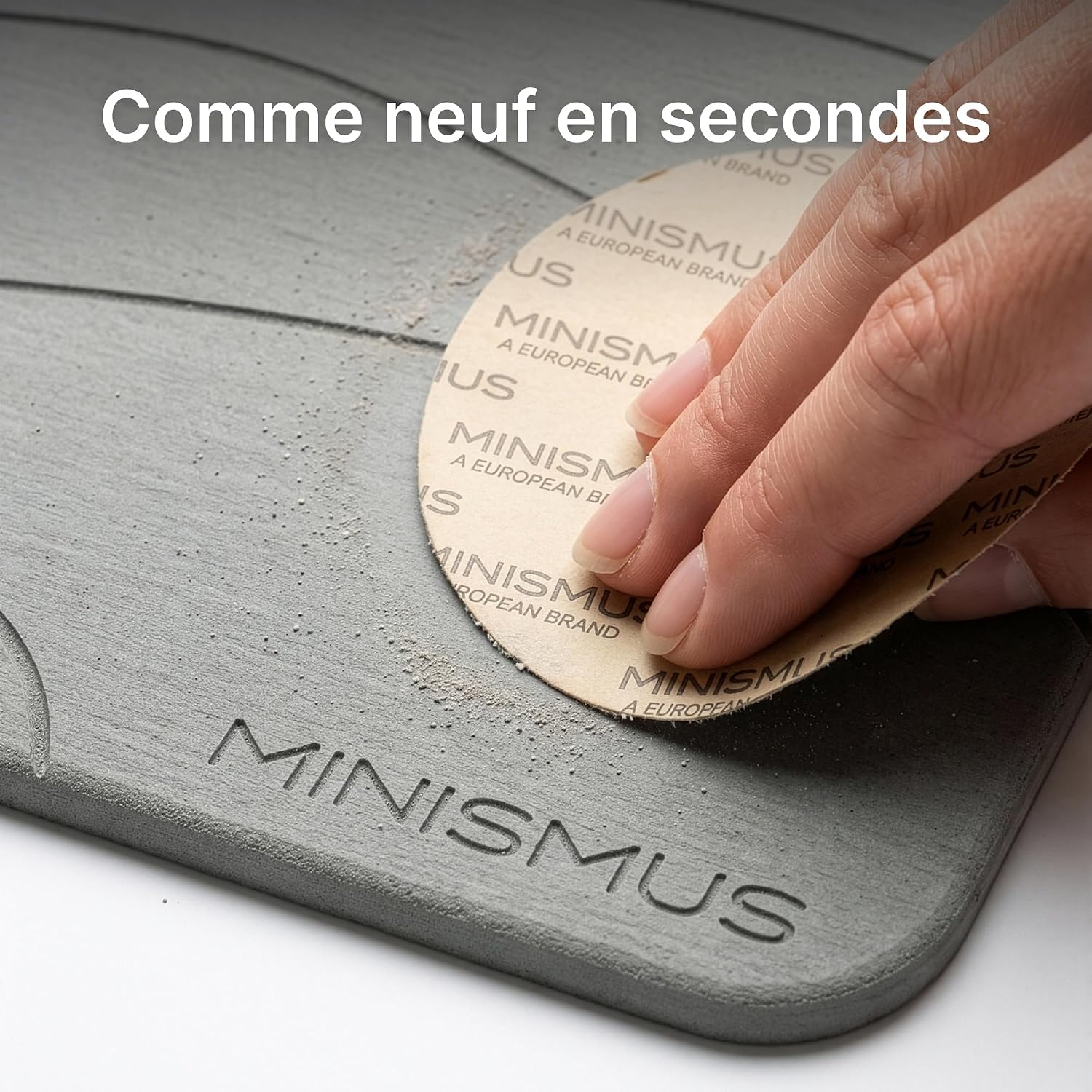 Detalle de Minismus Tapis de Bain en diatomite 60 x 40 cm – absorbant et antidérapant pour sortie de douche