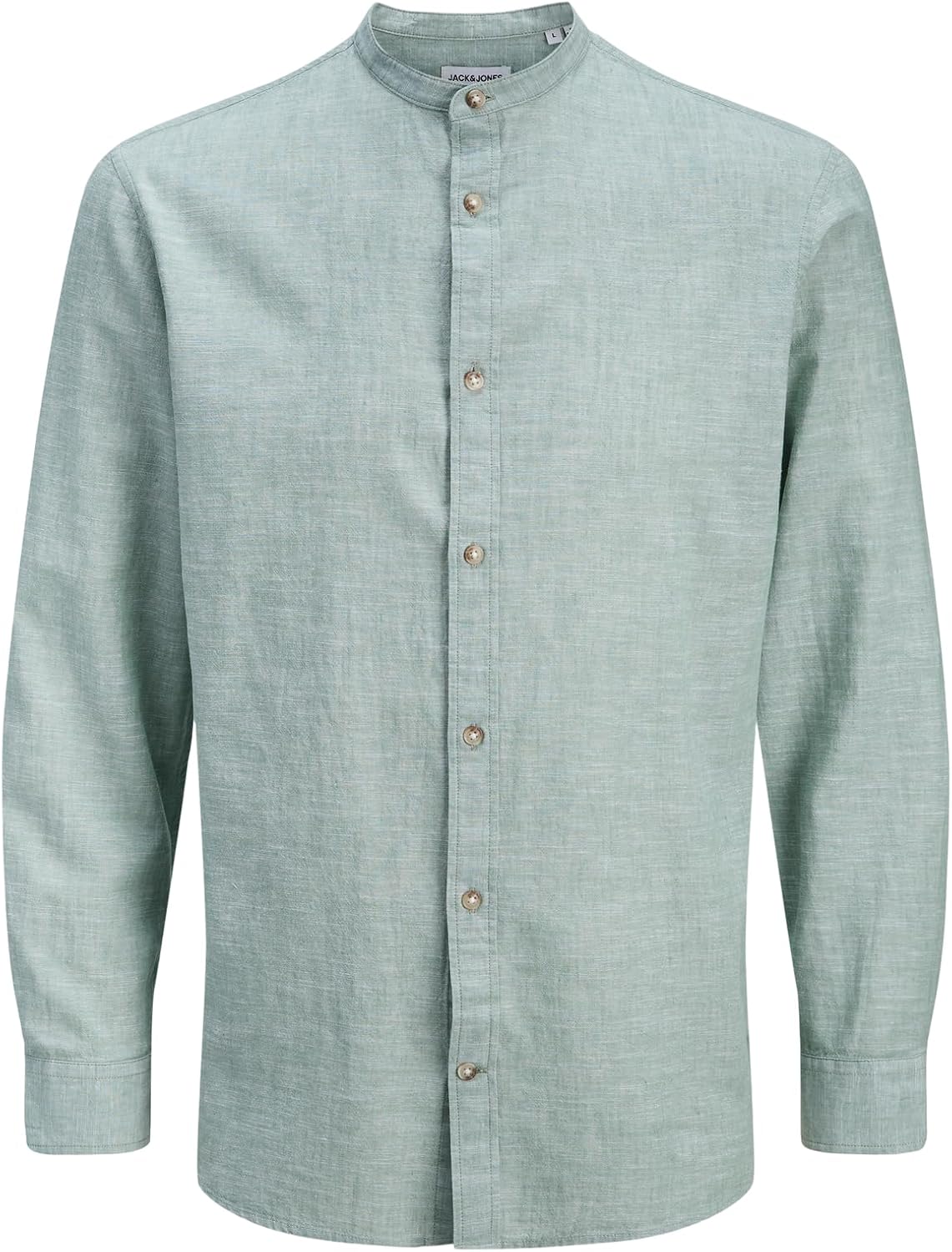 Thumbnail 6 de Jack & Jones JjeSummer Linen Blend Band Shirt L/S Sn Homme – Lot de 1