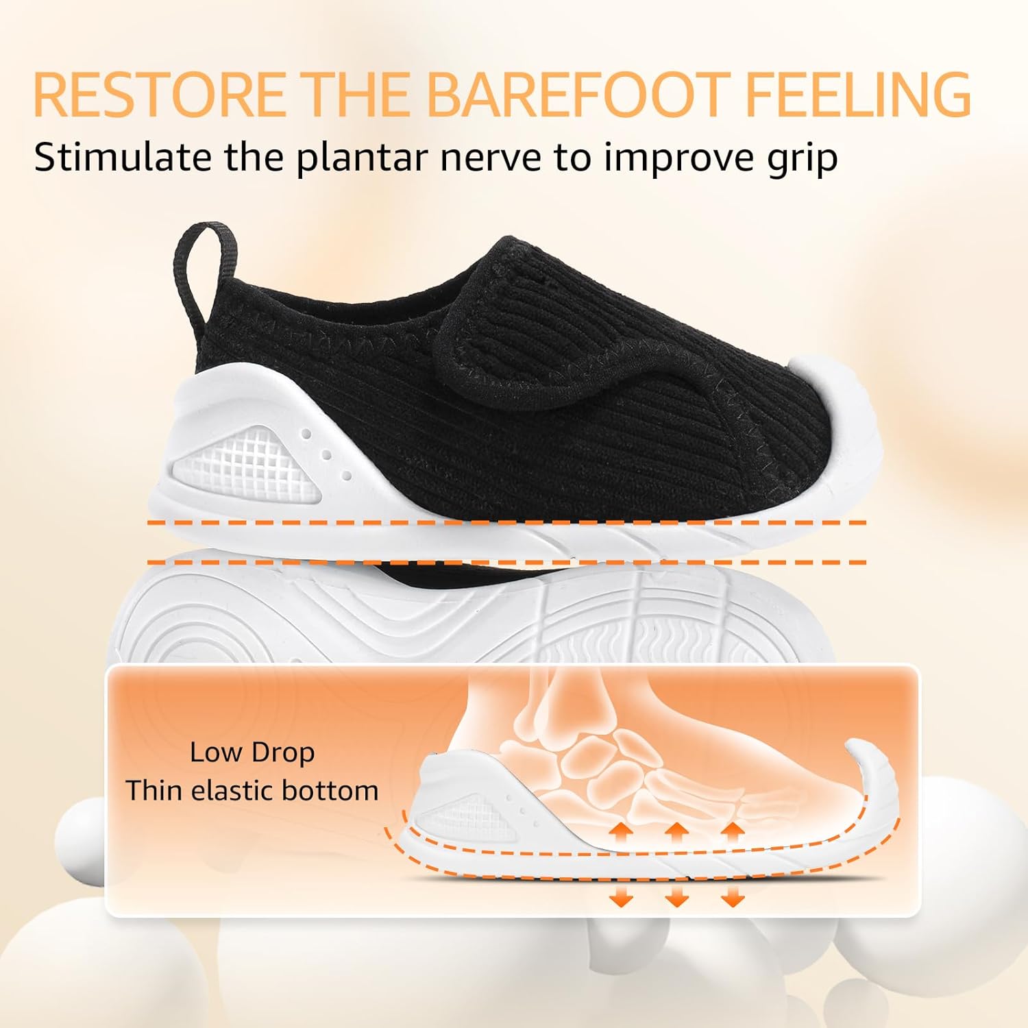 Thumbnail 5 de STQ KIDS Baby Wide Toe Box Shoes for Toddlers — Barefoot First Walker Sneakers (6–24 Months)