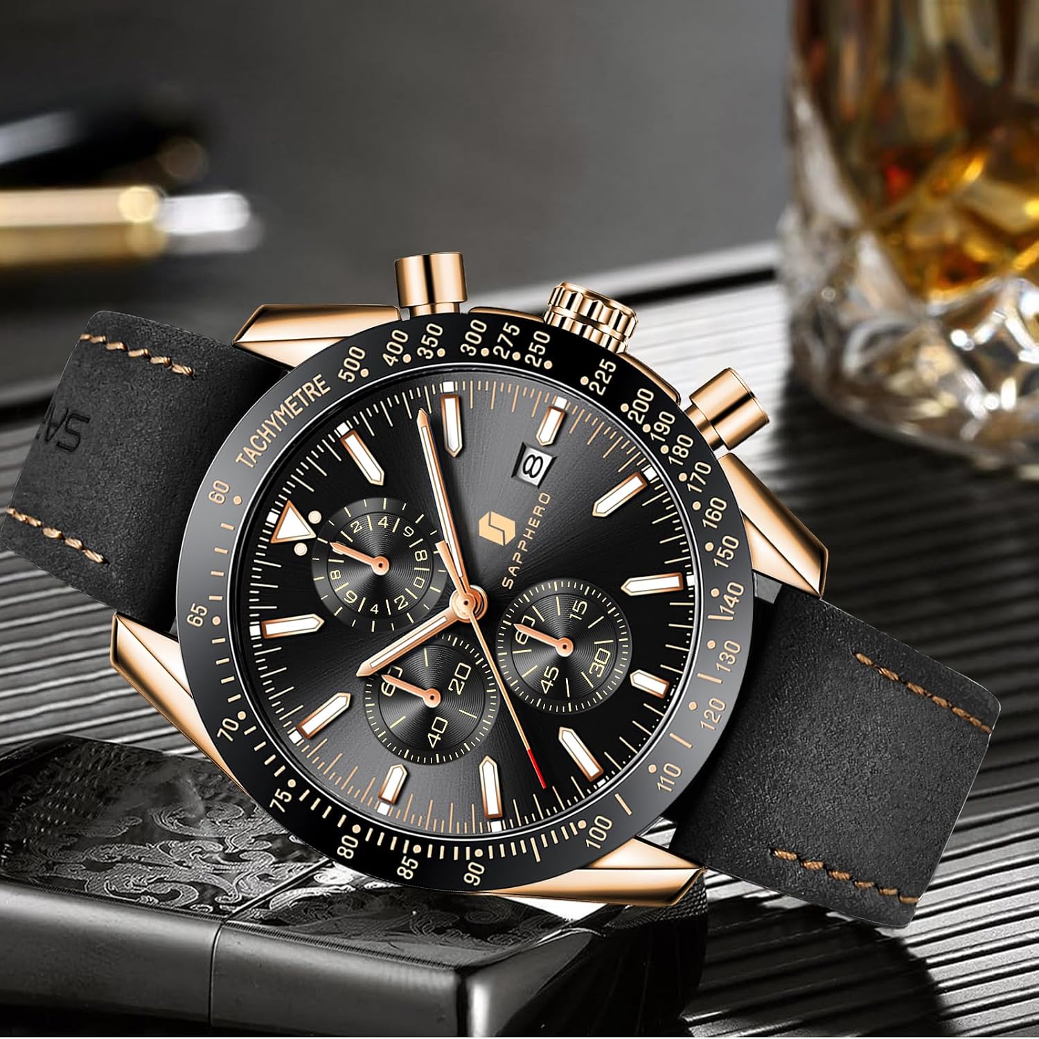 Thumbnail 2 de BENYAR BY-5140 Herren-Chronograph Uhr mit Datum