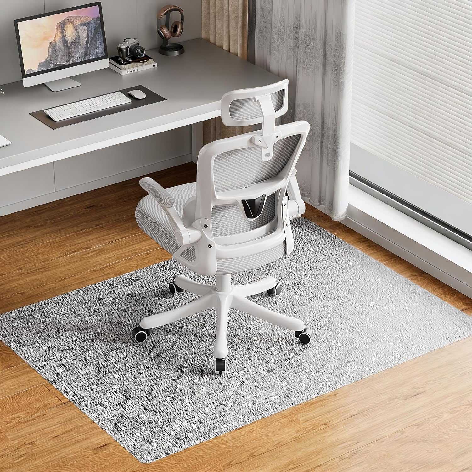 Delamu 30"×48" Office Chair Mat for Hardwood Floors