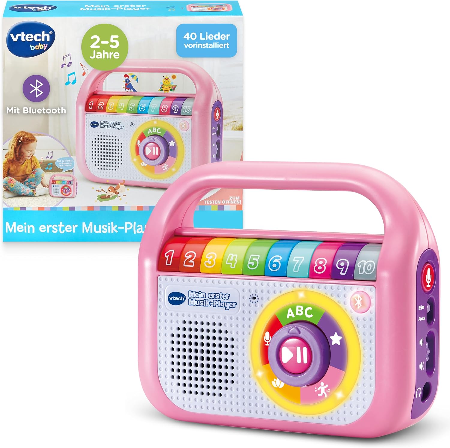 Detalle de Vtech Mein Erster Musik-Player 40 Lieder