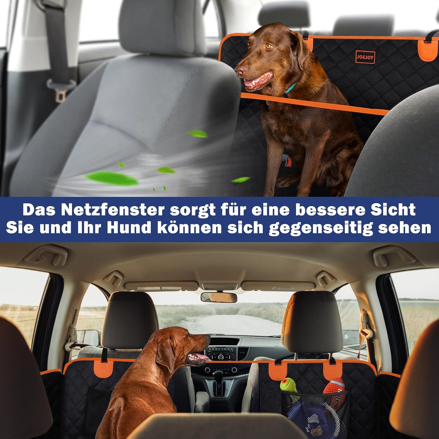 Thumbnail 4 de JOEJOY Hundedecke Rückbank 132x63 cm