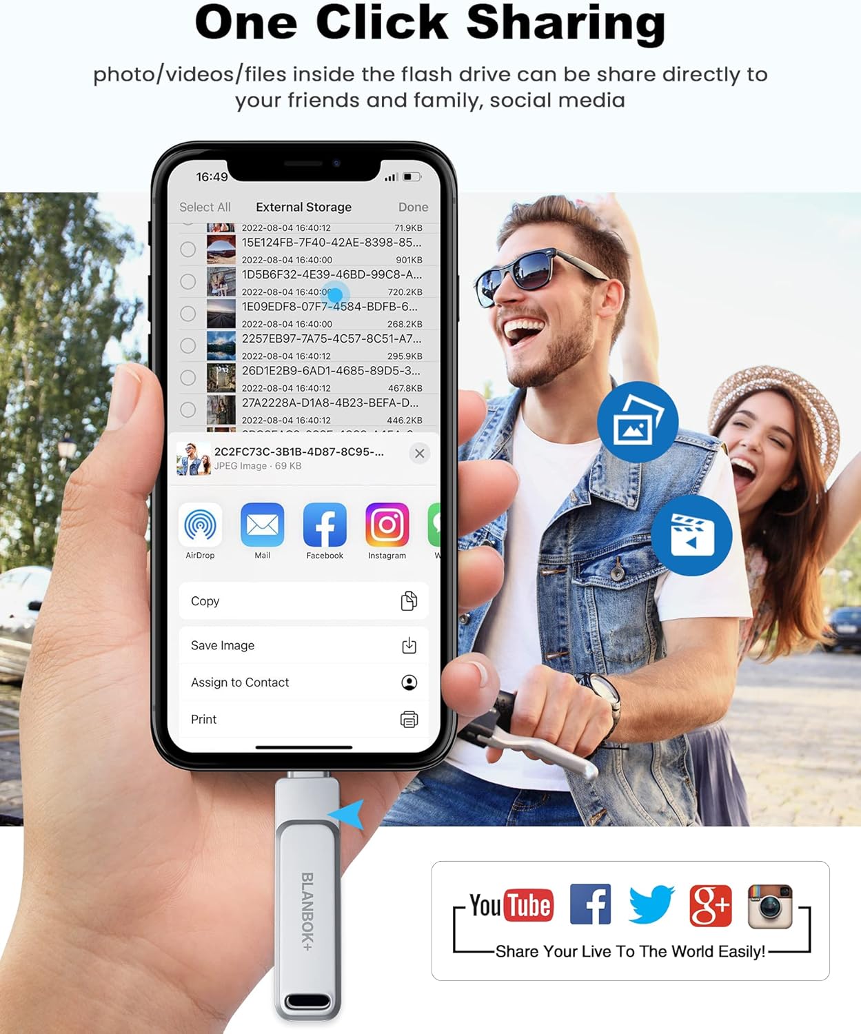 Thumbnail 3 de MFi Certified 256GB iPhone Flash Drive