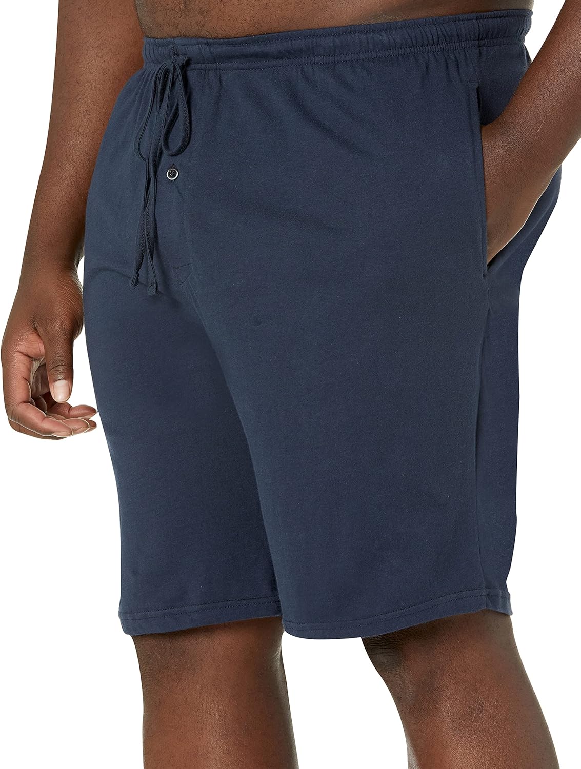 Thumbnail 2 de Amazon Essentials Herren Schlafanzug-Shorts aus Strick, 23 cm Länge, elastischer Bund mit Kordelzug – Übergröße erhältlich