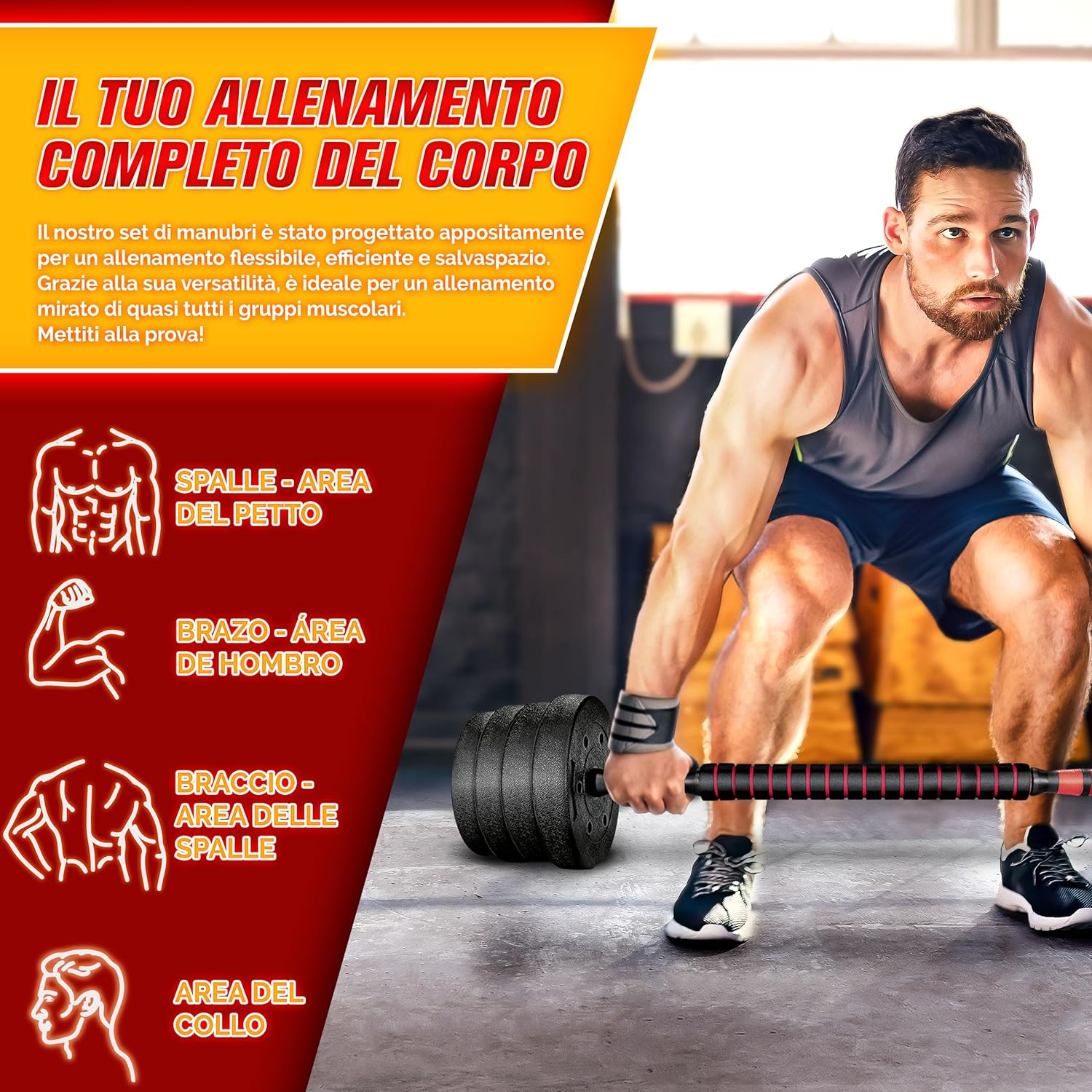 Thumbnail 5 de RE:SPORT Set manubri 15-40kg 2 in 1 🏋
