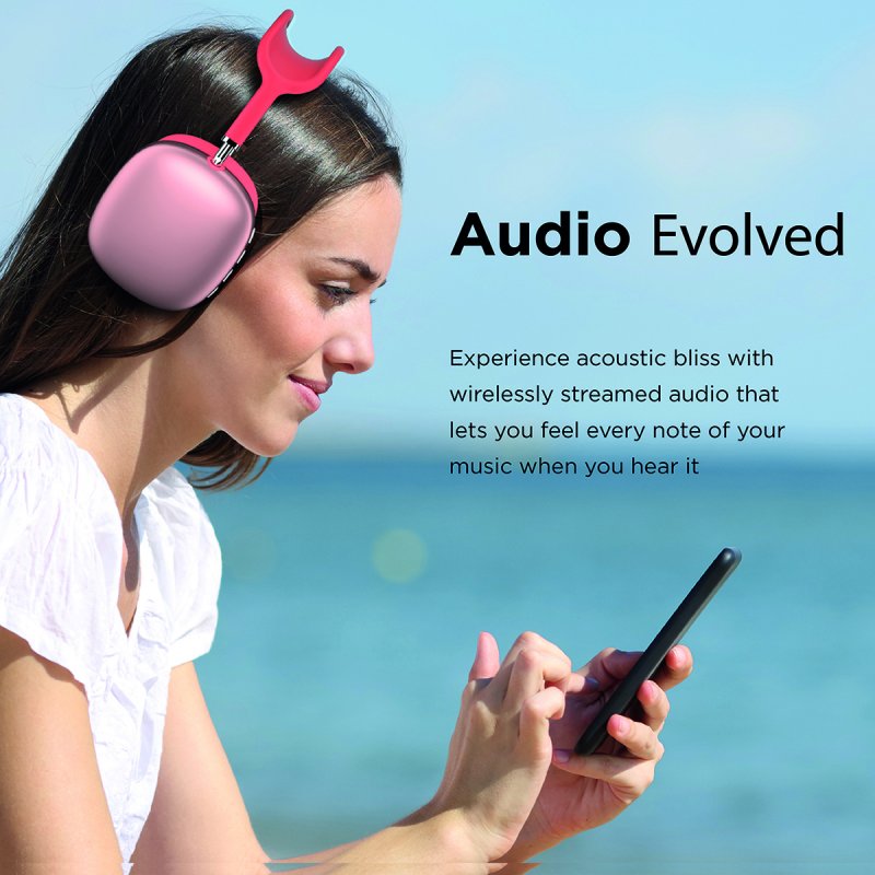 Thumbnail 2 de Promate AirBeat Auriculares inalámbricos rosa