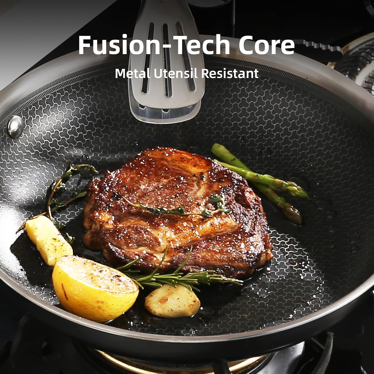 Detalle 2 de DELUXE Hybrid Ceramic 12-Inch Fry Pan