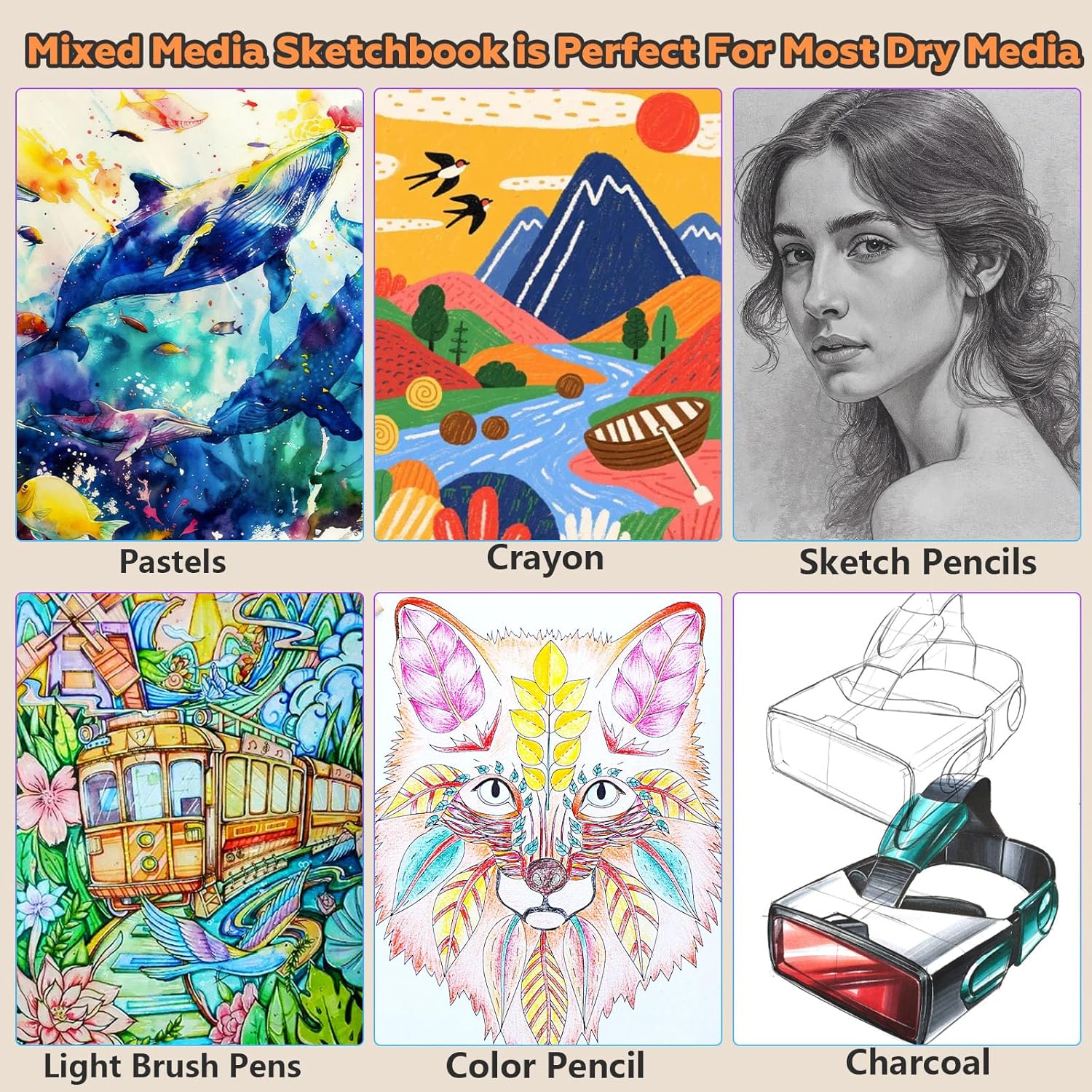 Thumbnail 5 de joibabe A5 Sketch Book 160 Sheets — 100gsm sketchpad 📕