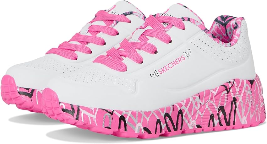 Thumbnail 4 de Skechers Uno Lite Lovely Luv 👟 Zapatillas Deportivas Blanco 32EU