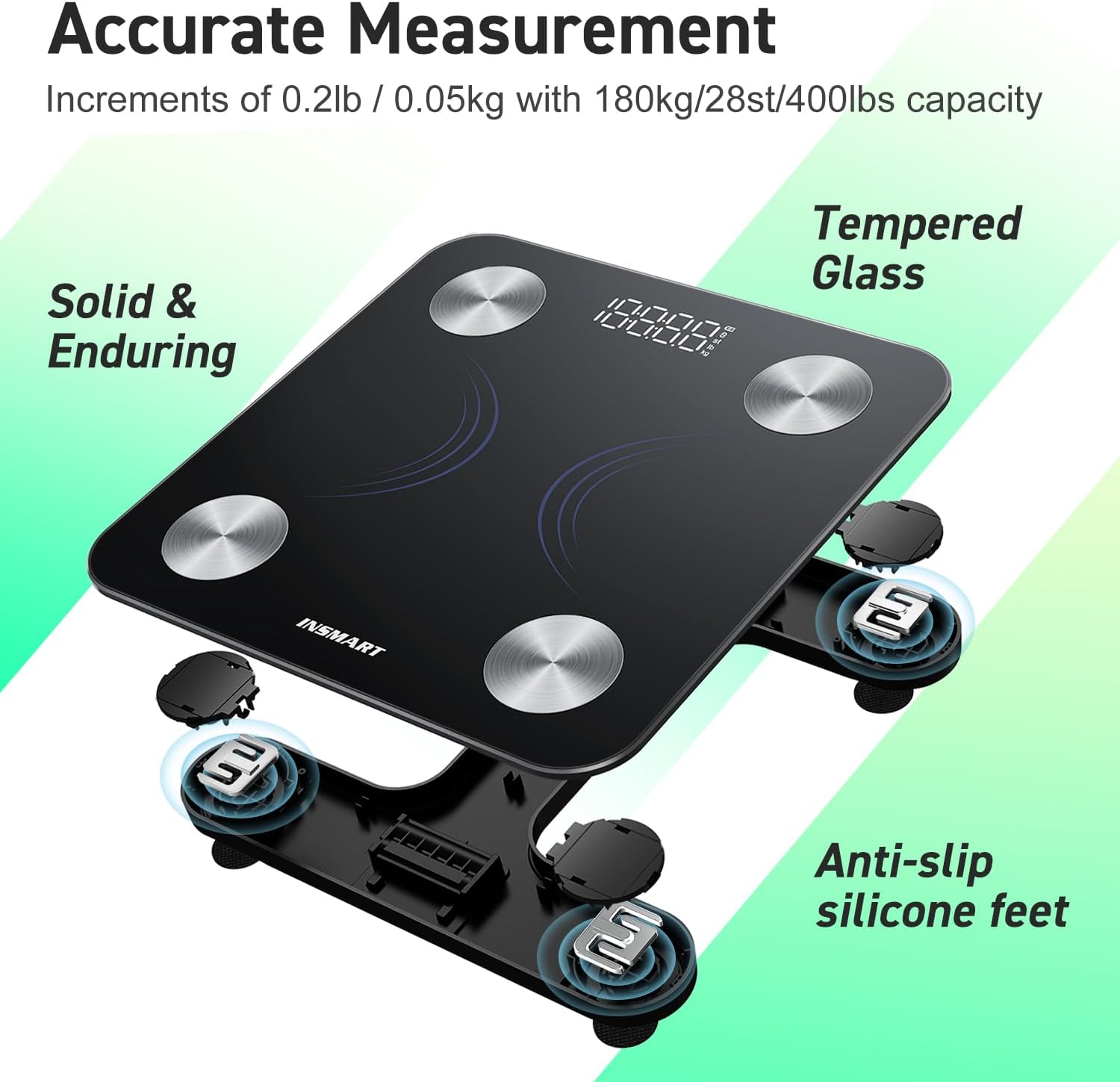 Detalle 2 de INSMART Body Fat Scale 180kg