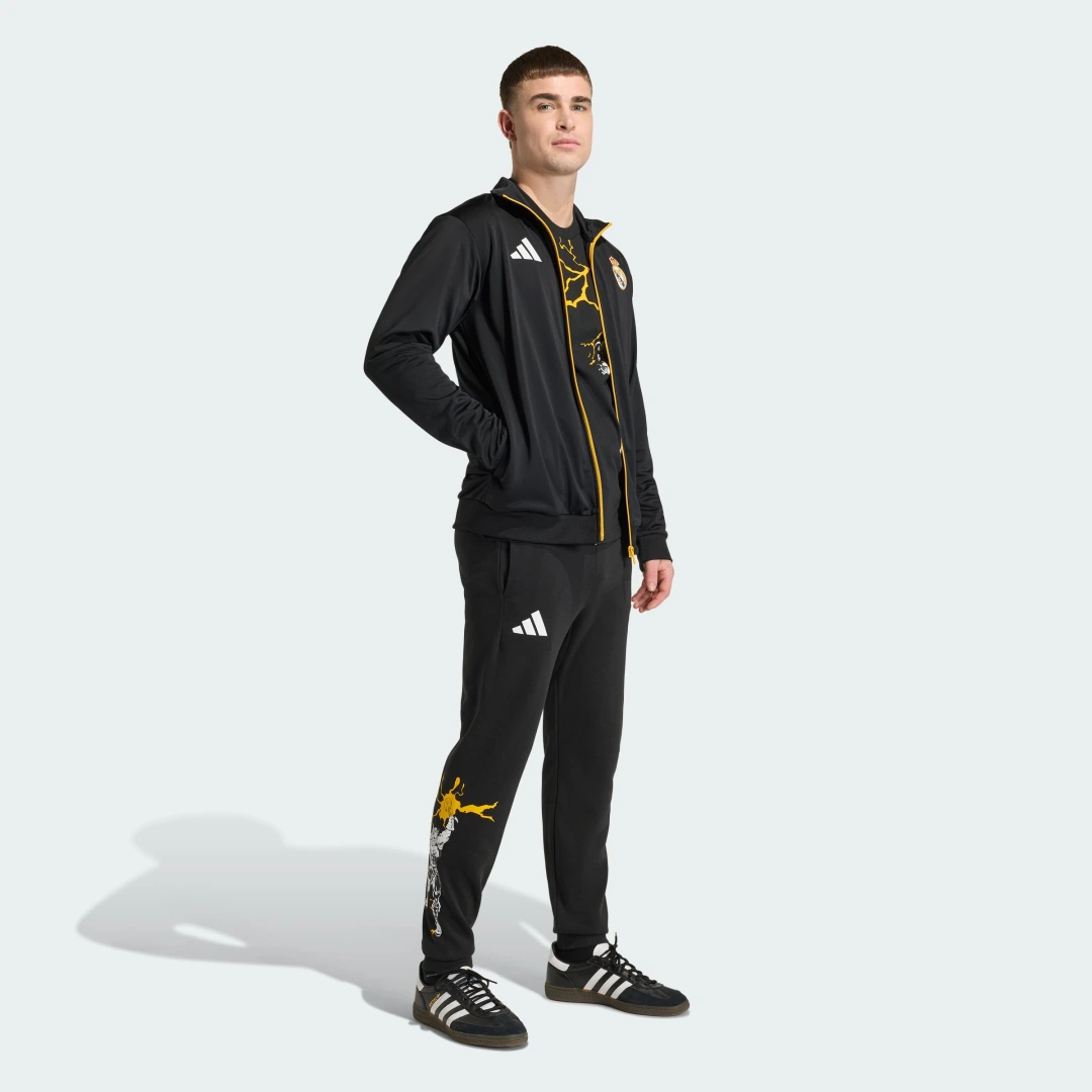Thumbnail 2 de Chaqueta Adidas Real Madrid Avengers – negro, estilo y apoyo al equipo