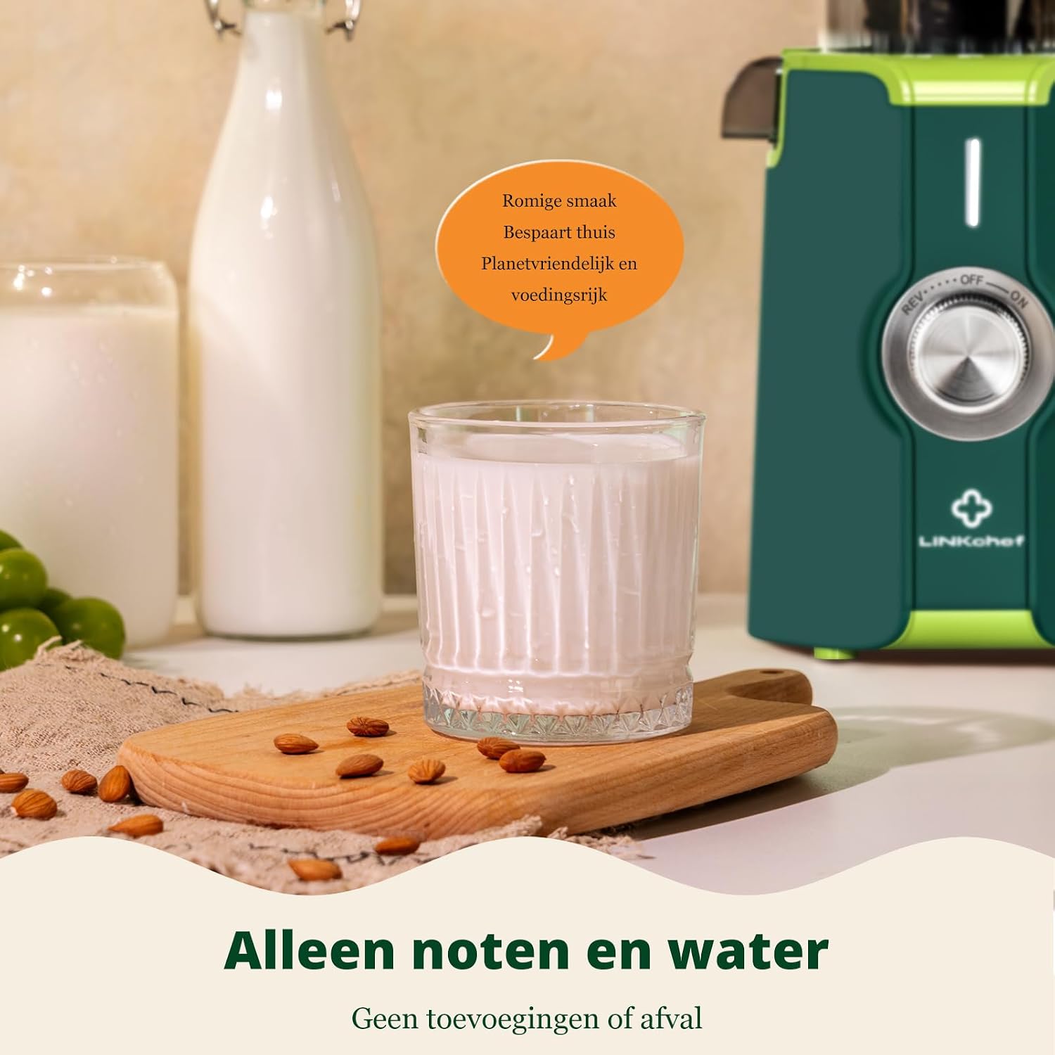 Thumbnail 6 de LINKChef Slow juicer sapcentrifuge, 200 W, 1,2 liter, BPA-vrij