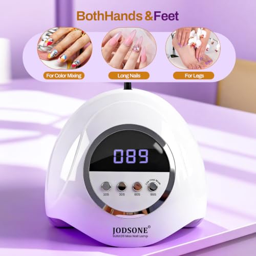 Thumbnail 6 de JODSONE Lámpara de Uñas Semipermanentes UV LED 320W con 72 LEDs y sensor automático