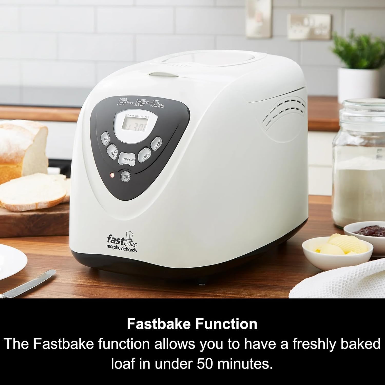 Thumbnail 1 de Morphy Richards 48281 Breadmaker 1.5lb loaf