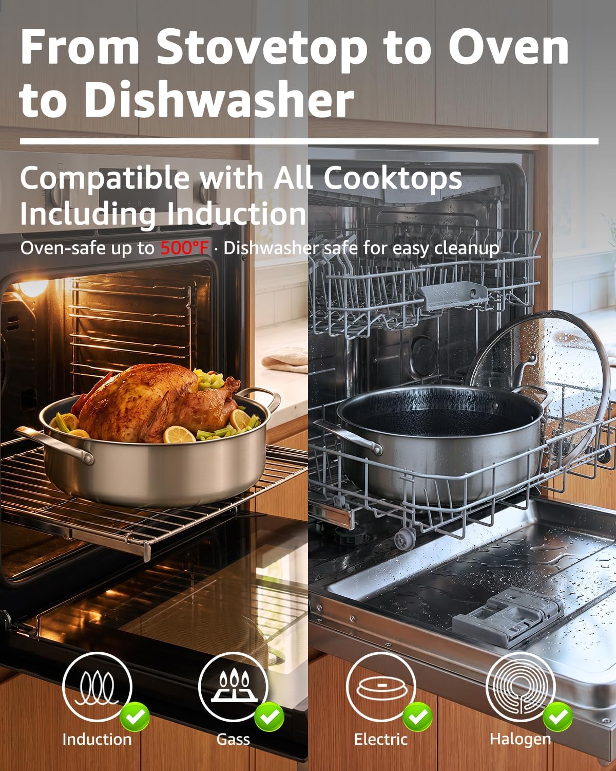 Detalle de LOLYKITCH Cookware Set, 6 QT