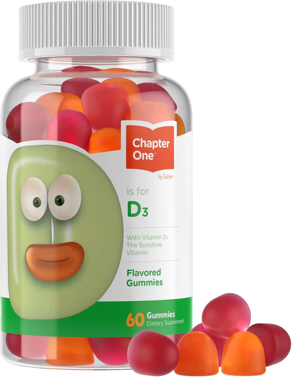 Detalle de Zahler Vitamin D3 Gummies, 60 Count