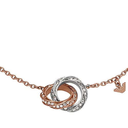 Thumbnail 1 de Emporio Armani Pulsera de mujer en acero inoxidable o latón con cierre de langosta en tono oro rosa