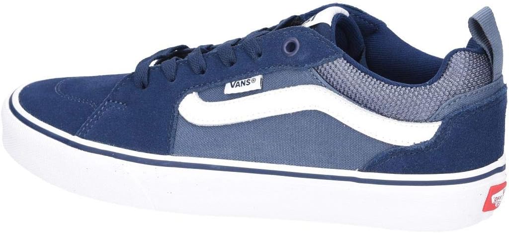 Detalle de Vans MN Filmore Blue Suede Leather Blue zapatillas