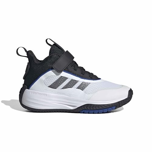 Detalle 2 de adidas Ownthegame 3.0 Kids — Cloud White/Core Black/Core Black, Comfort e Stile per i Piccoli