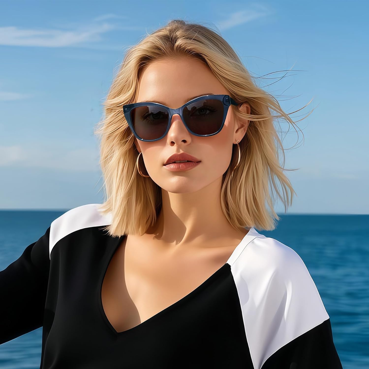 Detalle 2 de Joopin Gafas de Sol Mujer Polarizadas UV400