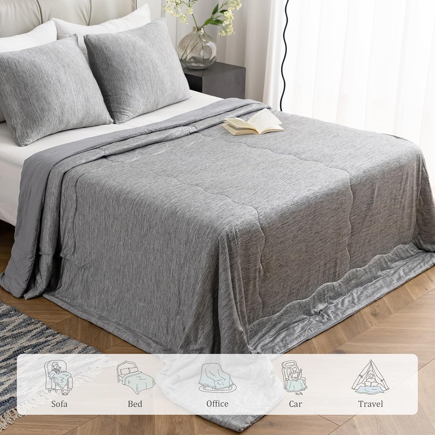 Detalle de CHOSHOME Cooling Comforter California King