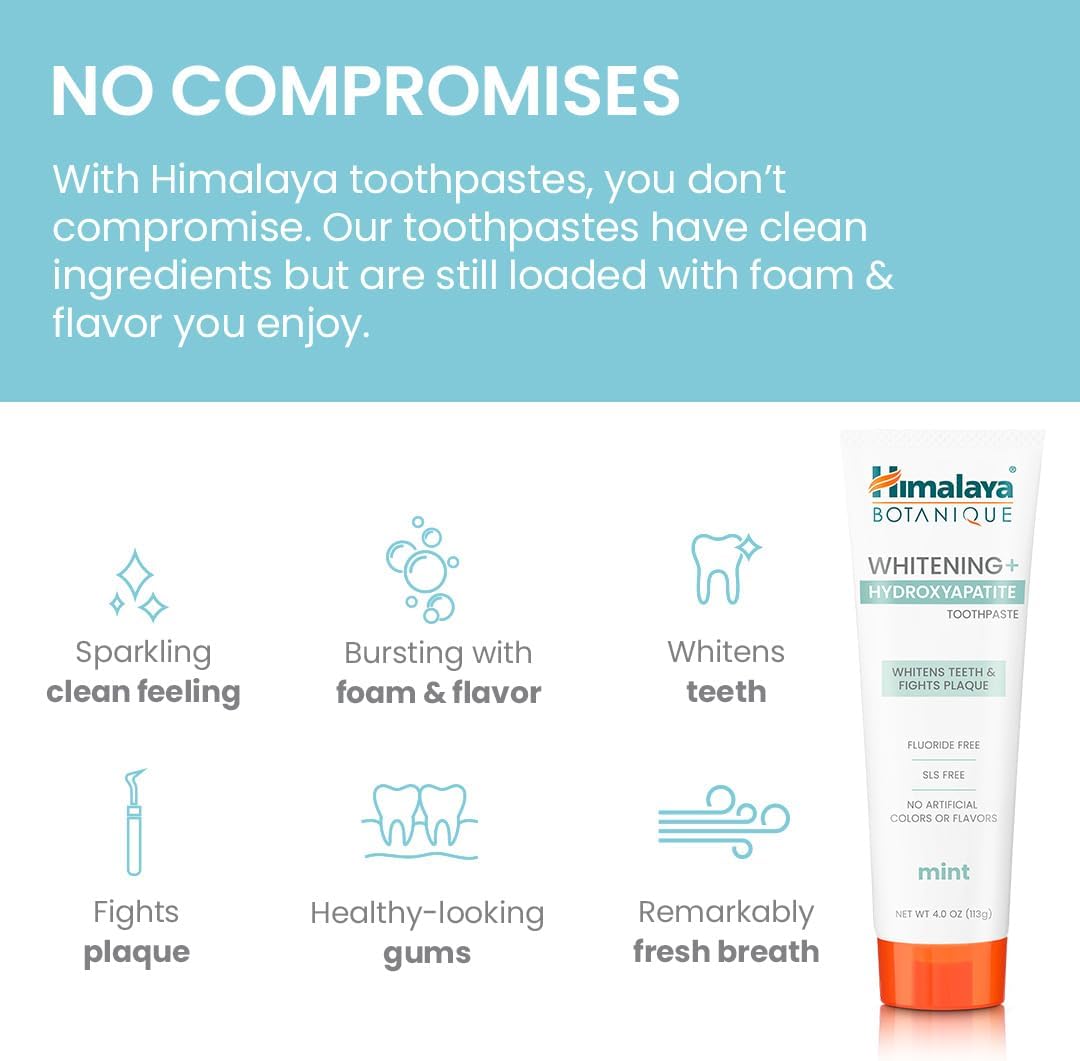 Thumbnail 5 de Himalaya Botanique Whitening + Hydroxyapatite Toothpaste, 113g