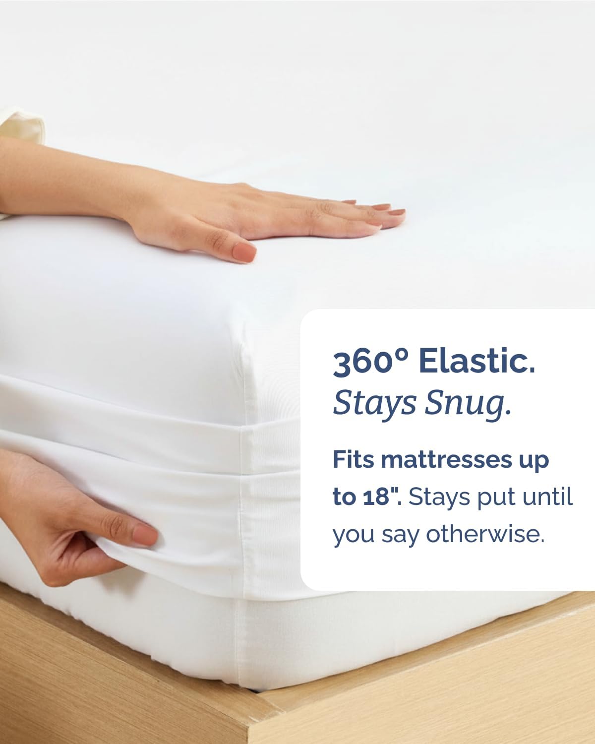 Detalle de Bamboo Sheets Twin Size: 100% Rayon Derived From Bamboo Cooling Set (1 Flat, 1 Fitted, 1 Pillowcase) – Ultra-Soft, Breathable Hotel-Luxury Bedding