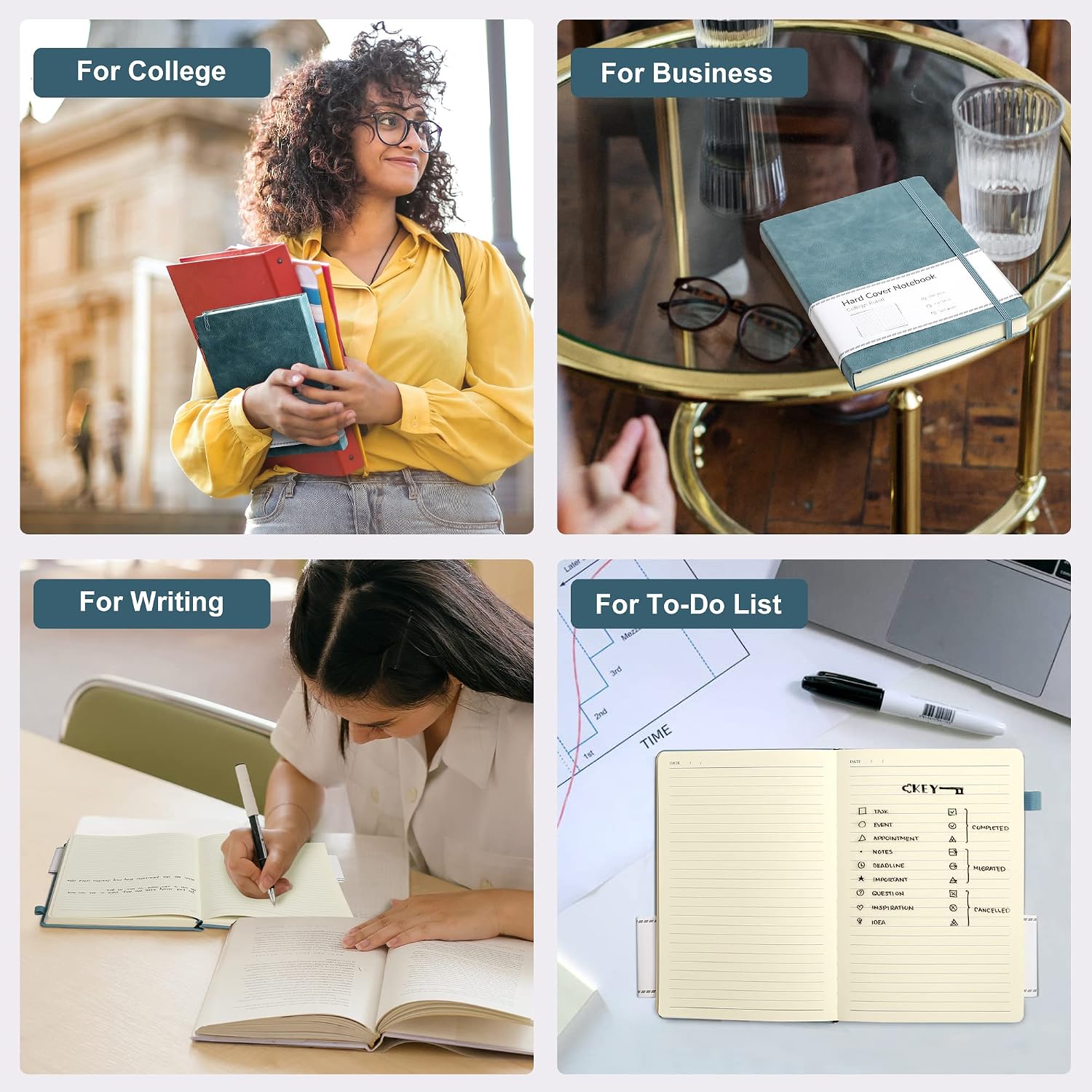 Detalle 2 de CAGIE Journal Notebook, 320 Pages