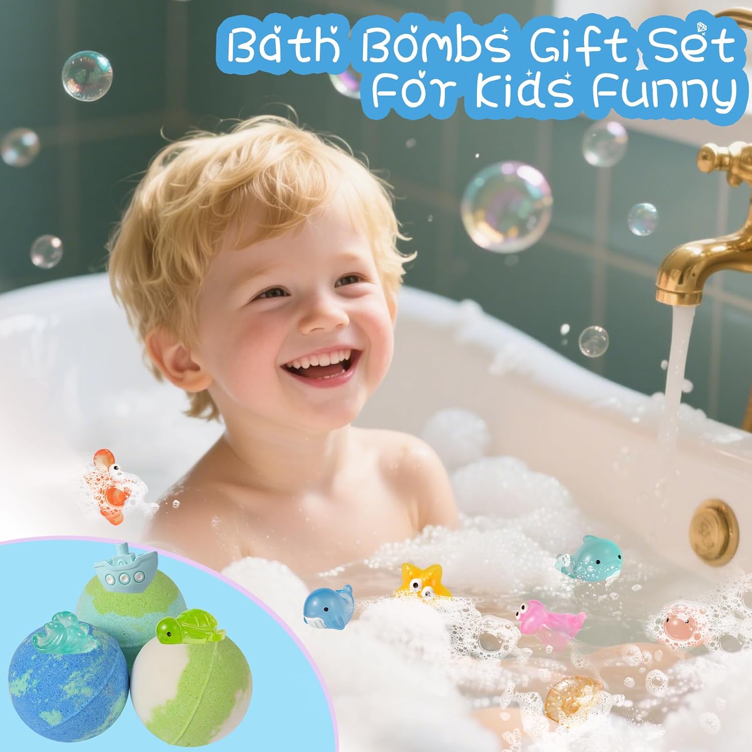 Thumbnail 4 de Bath Bombs for Kids 12pcs surprise toys