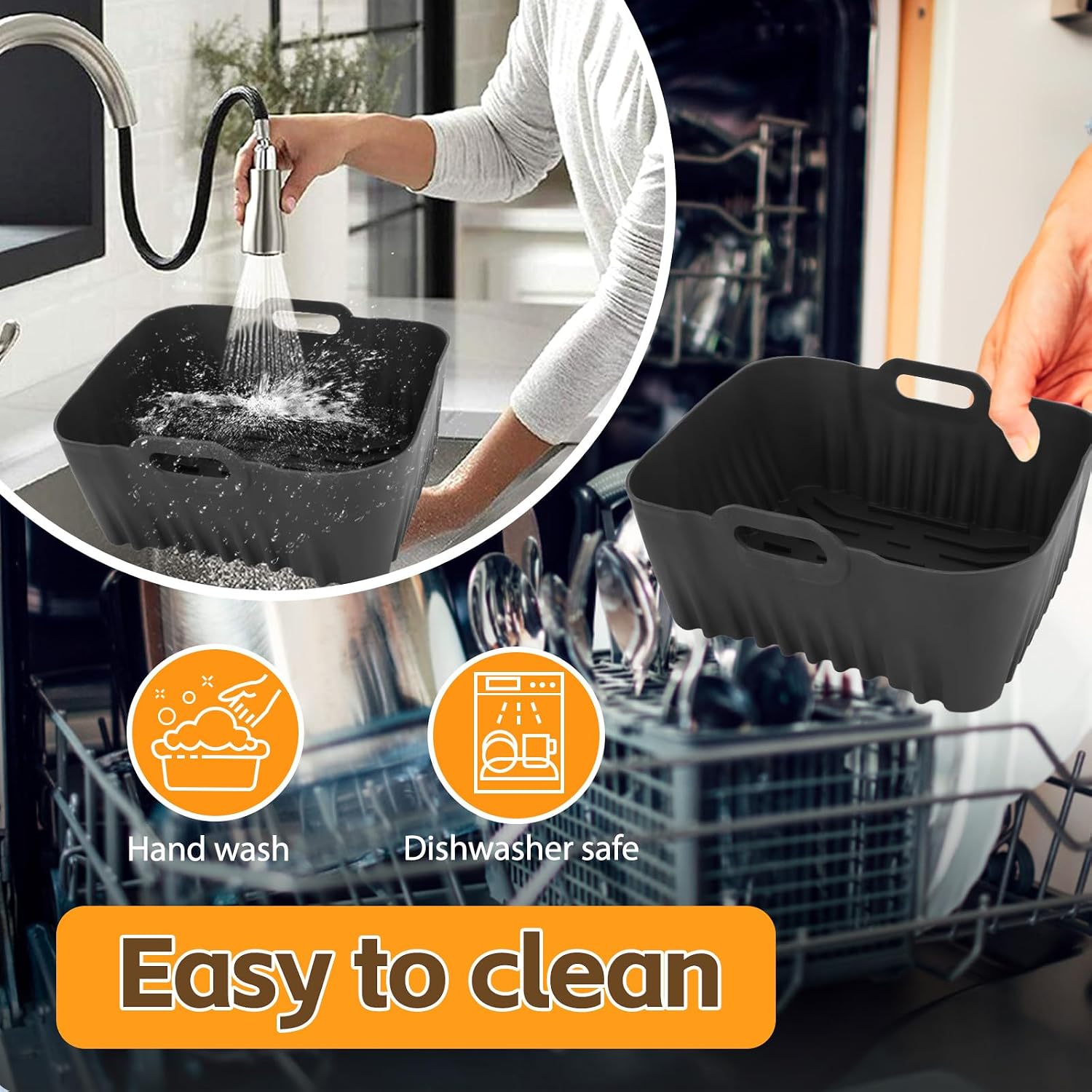 Thumbnail 3 de Silicone Air Fryer Moulds 2-pack