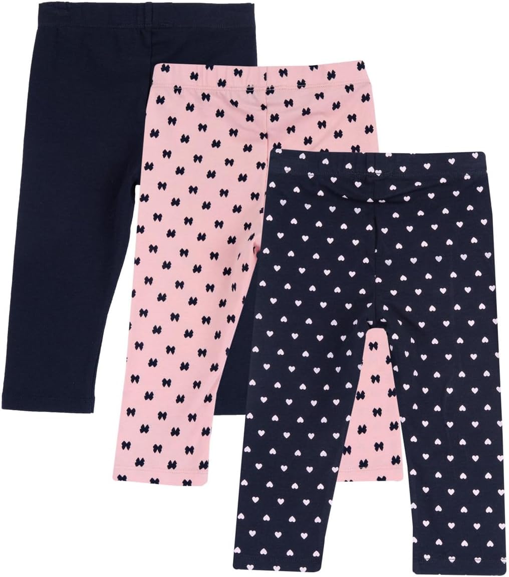Detalle de Chicco Set de 3 leggings 3/4 pour fille – coton léger, confort et style