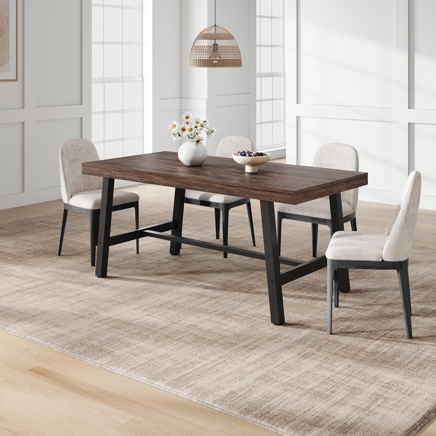 Detalle 2 de GarveeHome Dining Table, 63-Inch