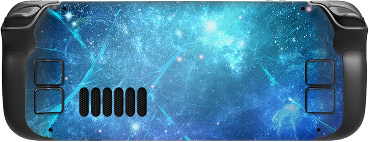 Detalle de PlayVital Full Set Skin for Steam Deck (LCD) / OLED — Blue Nebula