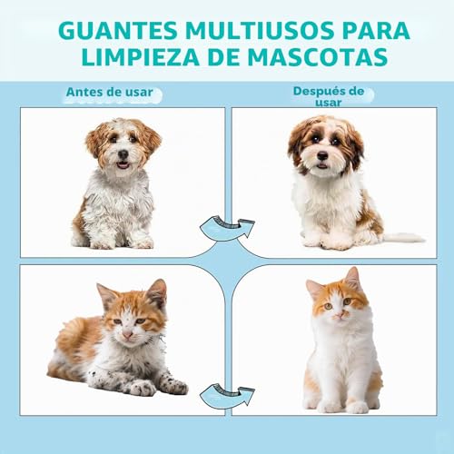 Thumbnail 4 de DRADERCH Guantes limpiadores para mascotas – 24 piezas de cuidado diario para perros y gatos