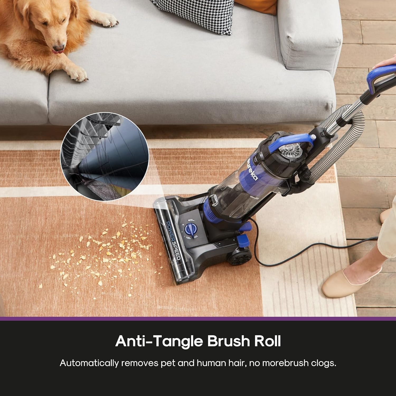 Detalle de Eureka PowerSpeed Upright Vacuum 🚀