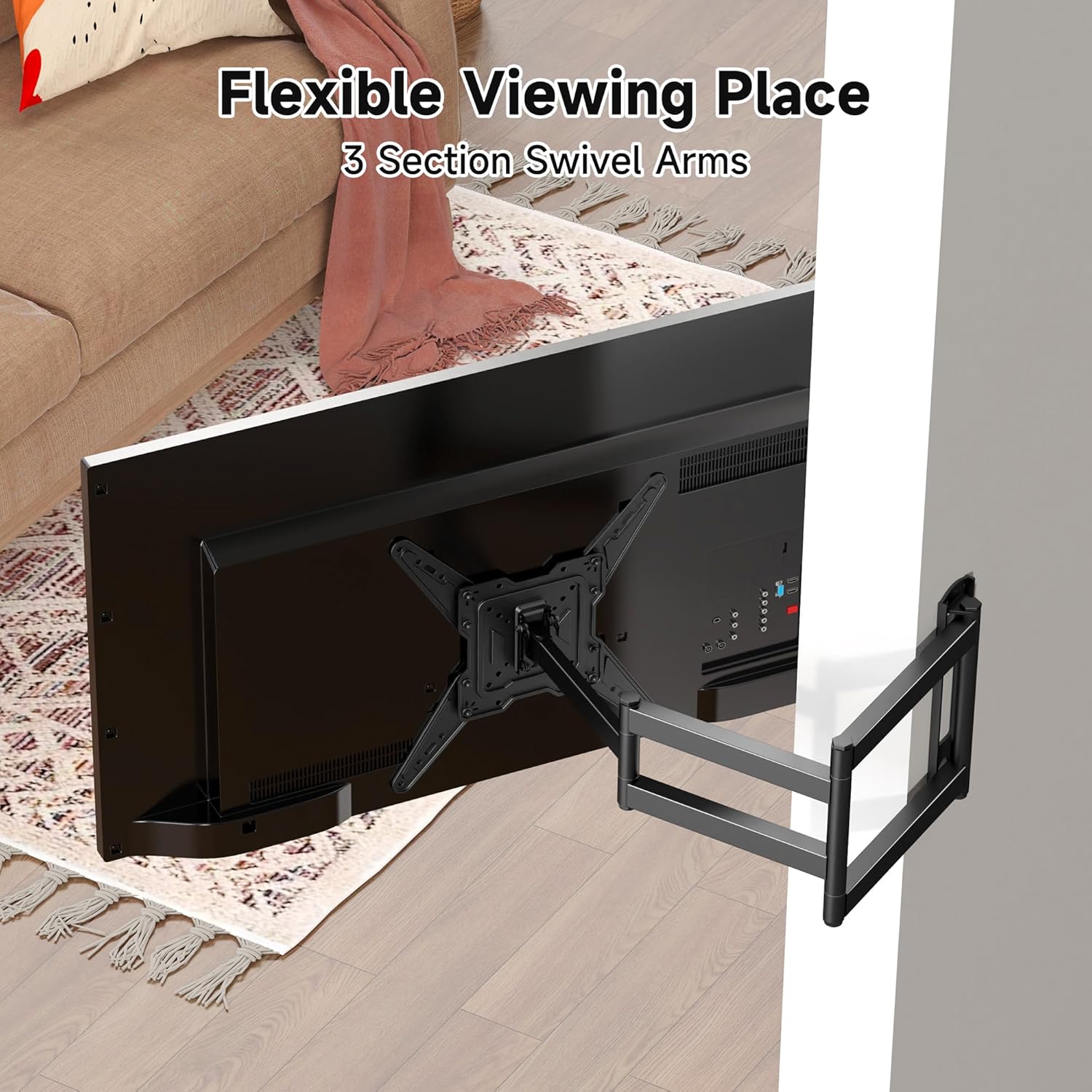 Thumbnail 4 de XINLEI MAP3L TV Wall Bracket (Tilt Swivel) for 26–70 inch screens, up to 45kg, max VESA 400×400