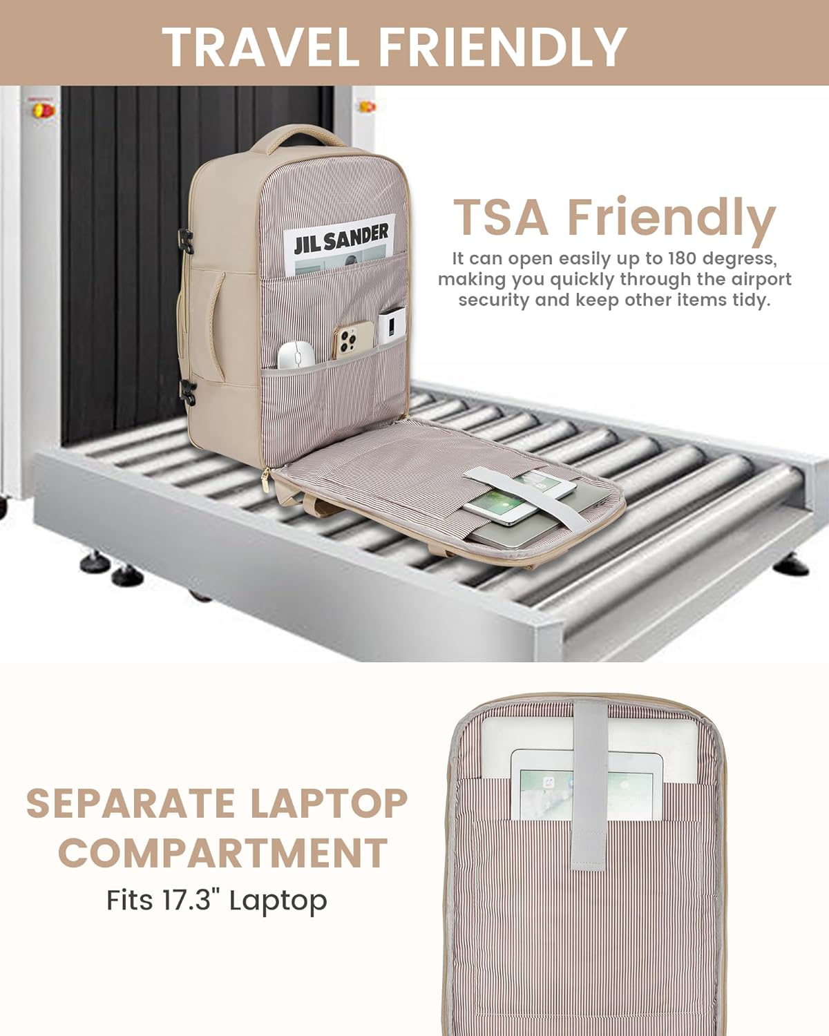Thumbnail 5 de LOVEVOOK 40L Travel Backpack Cabin Size