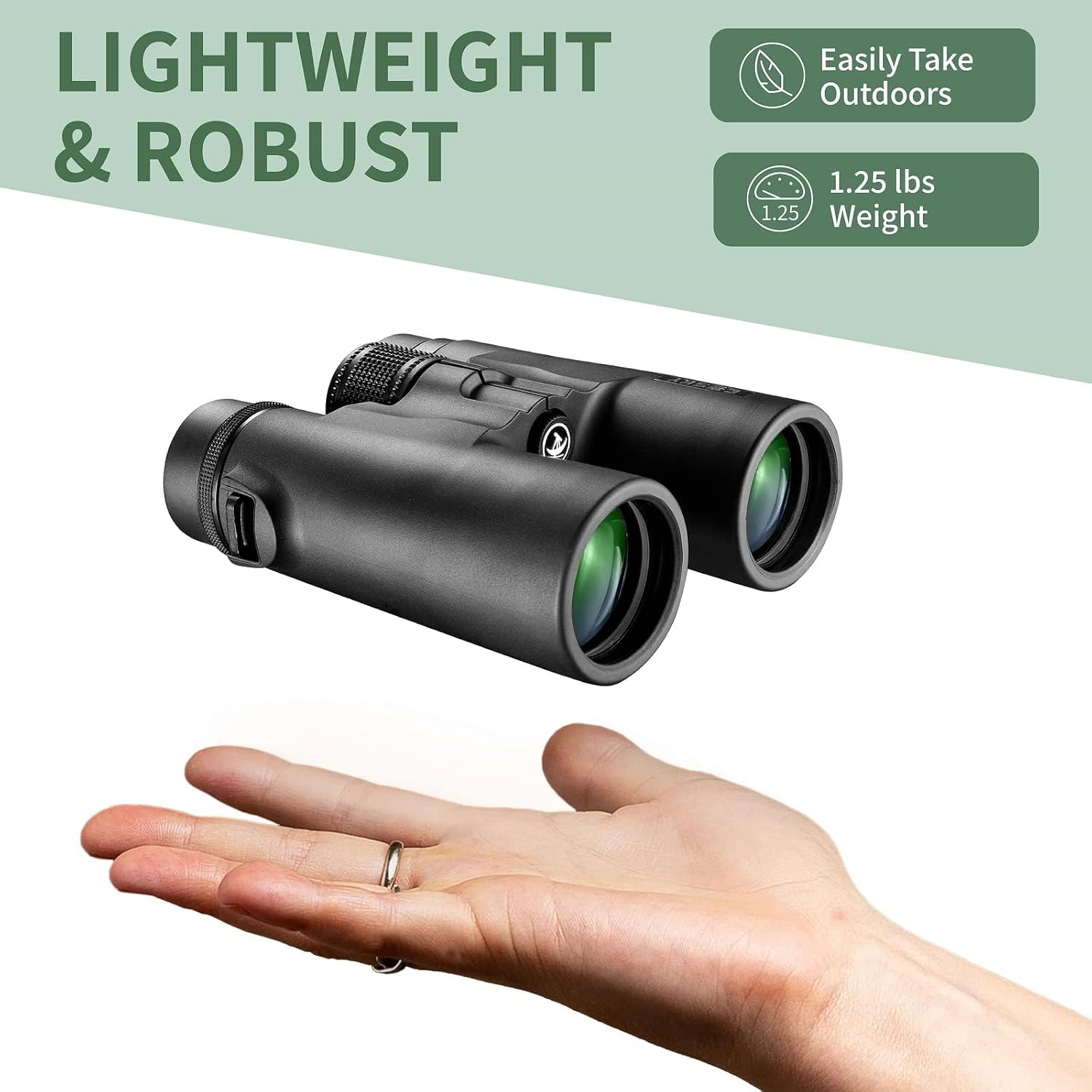 Thumbnail 6 de Gosky 8x42 Roof Prism Binoculars for Adults — Waterproof, with Phone Mount and Tripod