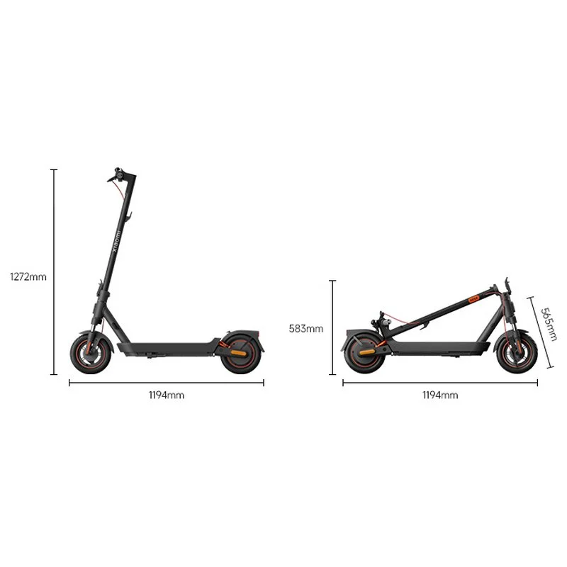Detalle 2 de Xiaomi Electric Scooter 5 Max 400 W, 10" Negro 🛴